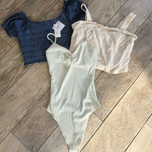 Ae American Eagle Bundle Lot Tops Dhirts Cropped Xs Extra Small